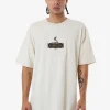 Online Thrills Above It All Oversize Fit Tee - Light Grey LightGrey