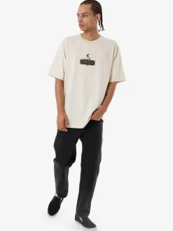 Online Thrills Above It All Oversize Fit Tee - Light Grey LightGrey