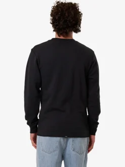 Outlet Thrills Adapted Waffle Long Sleeve - Faded Black FadedBlack