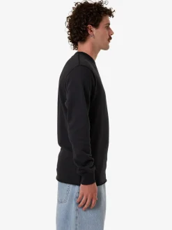 Outlet Thrills Adapted Waffle Long Sleeve - Faded Black FadedBlack