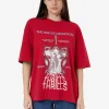 Fashion Thrills Age of Deception Oversized Tee - Chilli Pepper ChilliPepper