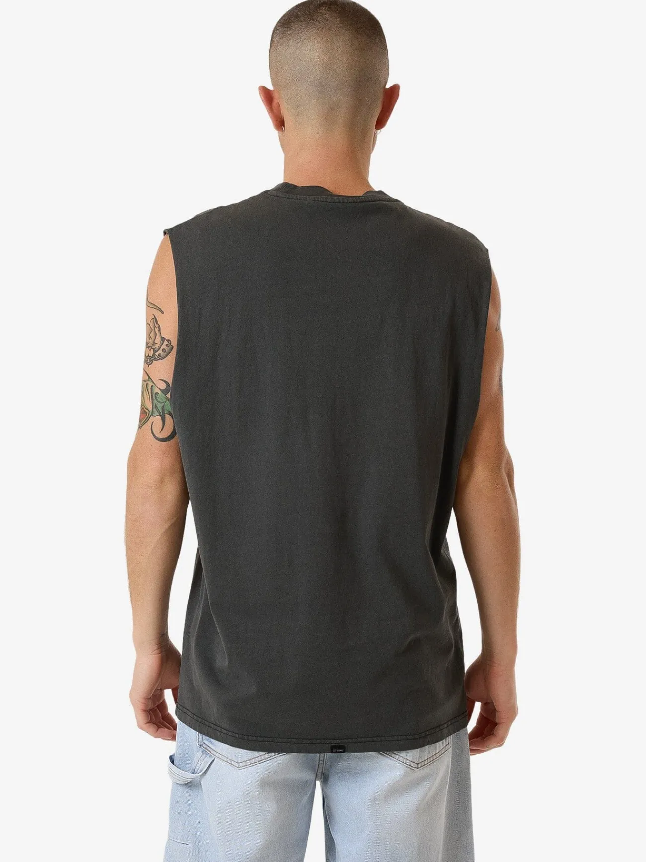Outlet Thrills Allegiance Merch Fit Muscle Tee - Merch Black MerchBlack