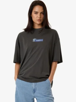 Clearance Thrills Allegiance Oversized Tee - Merch Black MerchBlack