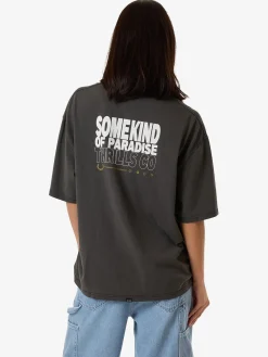 Clearance Thrills Allegiance Oversized Tee - Merch Black MerchBlack