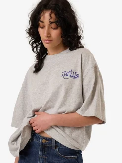 Sale Thrills Ambient Connection Oversized Tee - Snow Marle SnowMarle