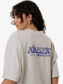Sale Thrills Ambient Connection Oversized Tee - Snow Marle SnowMarle