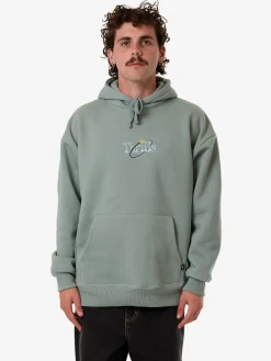Fashion Thrills Ambient Connections Slouch Pull On Hood - Chinois Green ChinoisGreen