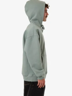 Fashion Thrills Ambient Connections Slouch Pull On Hood - Chinois Green ChinoisGreen