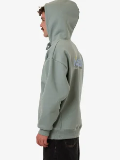 Fashion Thrills Ambient Connections Slouch Pull On Hood - Chinois Green ChinoisGreen
