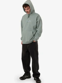 Fashion Thrills Ambient Connections Slouch Pull On Hood - Chinois Green ChinoisGreen