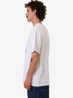 Discount Thrills Anarchy JAMES ADAMS Merch Fit Tee - White