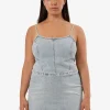 Fashion Thrills Anna Denim Skirt - Tainted Blue TaintedBlue