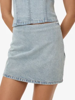 Fashion Thrills Anna Denim Skirt - Tainted Blue TaintedBlue