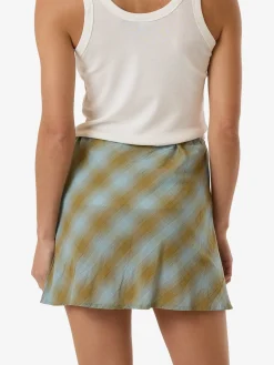 Fashion Thrills Ansley Bias Skirt - Stone Blue StoneBlue