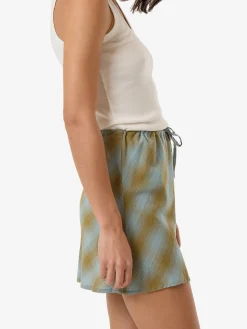 Fashion Thrills Ansley Bias Skirt - Stone Blue StoneBlue