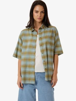 Discount Thrills Ansley Shirt - Stone Blue StoneBlue
