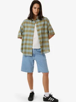 Discount Thrills Ansley Shirt - Stone Blue StoneBlue