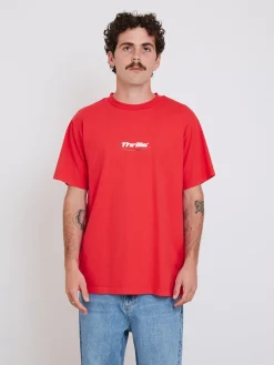 New Thrills Arena Merch Fit Tee - Flame Red FlameRed