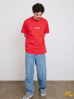 New Thrills Arena Merch Fit Tee - Flame Red FlameRed