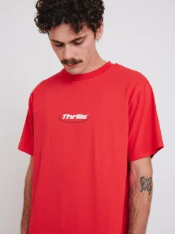 New Thrills Arena Merch Fit Tee - Flame Red FlameRed