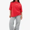 Sale Thrills Arena Oversized Tee - Flame Red FlameRed