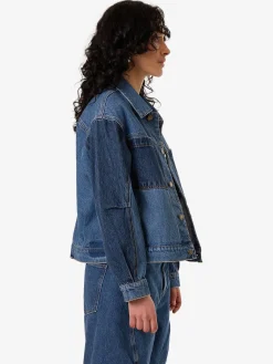 Outlet Thrills Bailey Jacket - Two Tone Blue TwoToneBlue