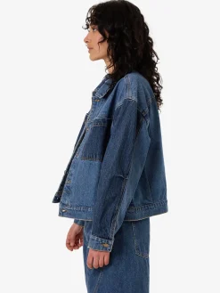 Outlet Thrills Bailey Jacket - Two Tone Blue TwoToneBlue