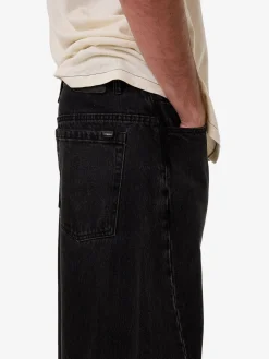 Outlet Thrills Barrel Leg Denim Jean - Aged Black AgedBlack