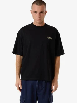 Best Thrills Be Adorned Box Fit Oversize Short Tee - Black