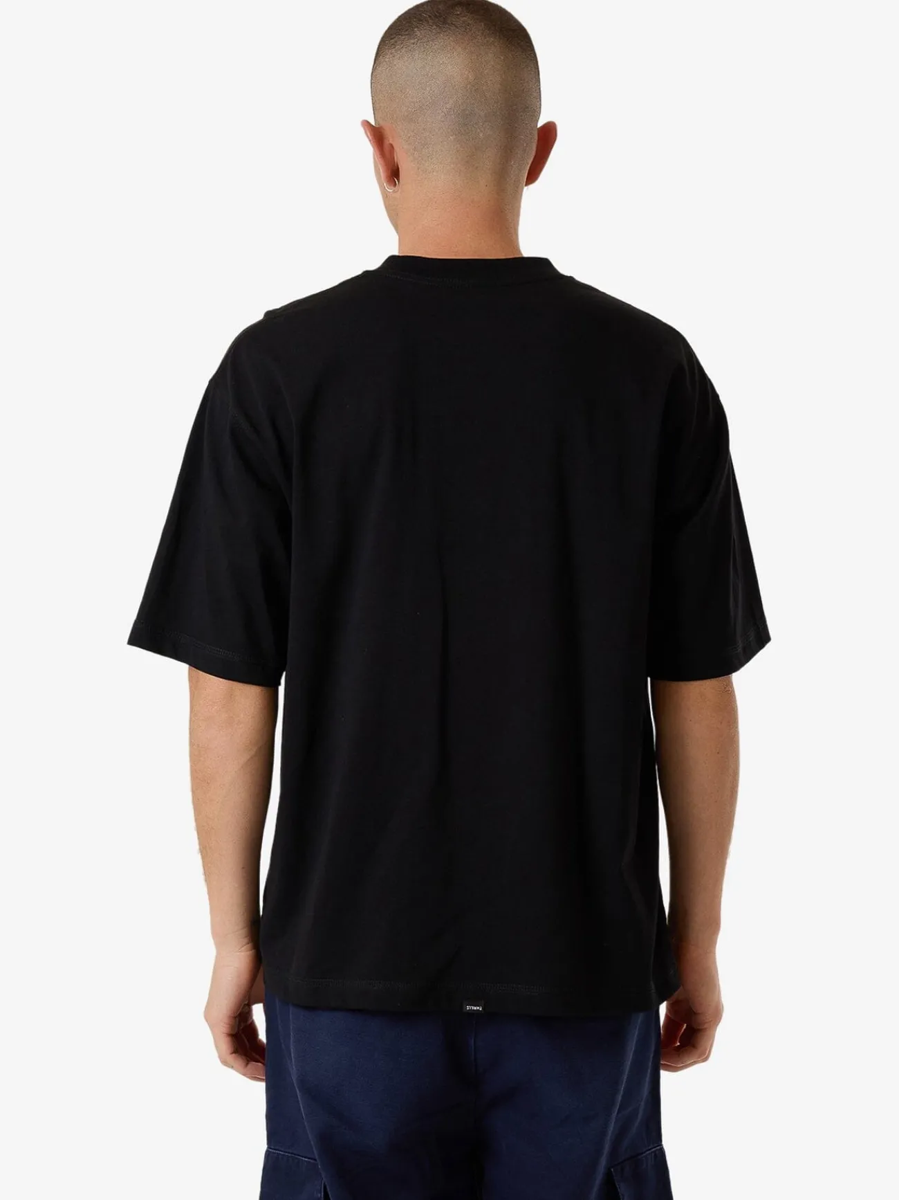 Best Thrills Be Adorned Box Fit Oversize Short Tee - Black