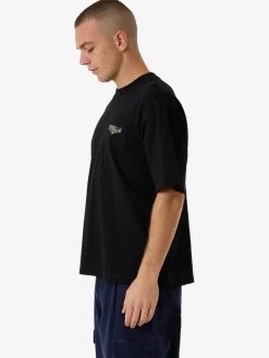 Best Thrills Be Adorned Box Fit Oversize Short Tee - Black