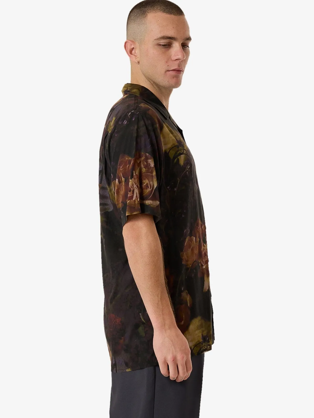 Best Thrills Beauty In Darkness Bowling Shirt - Mood Black MoodBlack