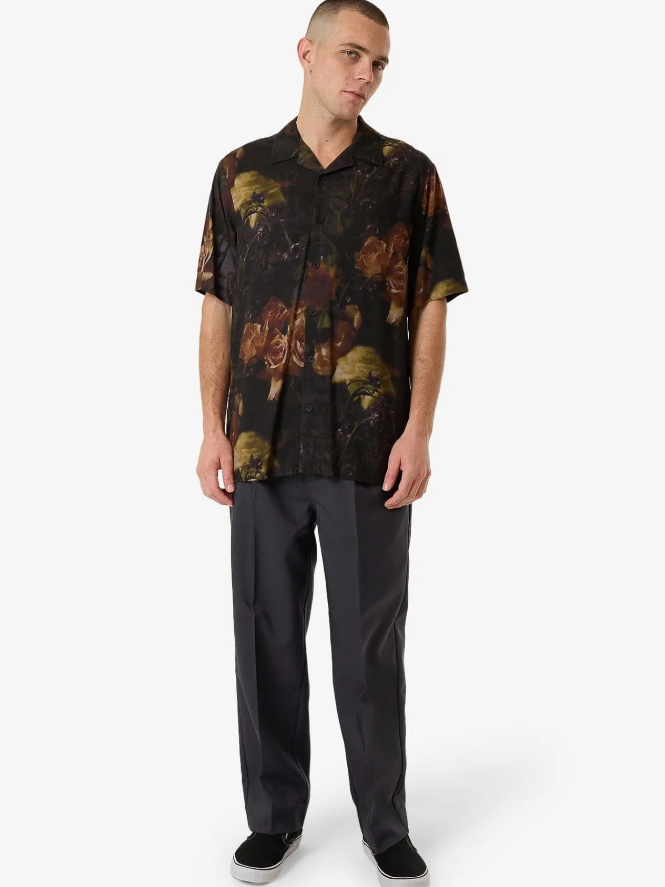 Best Thrills Beauty In Darkness Bowling Shirt - Mood Black MoodBlack