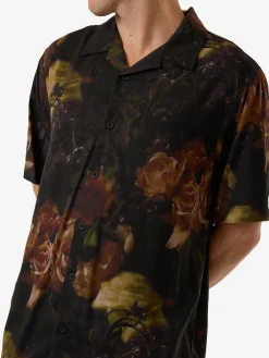 Best Thrills Beauty In Darkness Bowling Shirt - Mood Black MoodBlack