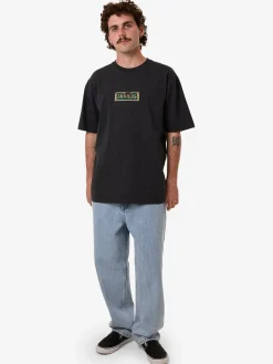 Fashion Thrills Behind It All Oversize Fit Tee - Pirate Black PirateBlack