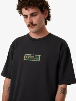 Fashion Thrills Behind It All Oversize Fit Tee - Pirate Black PirateBlack