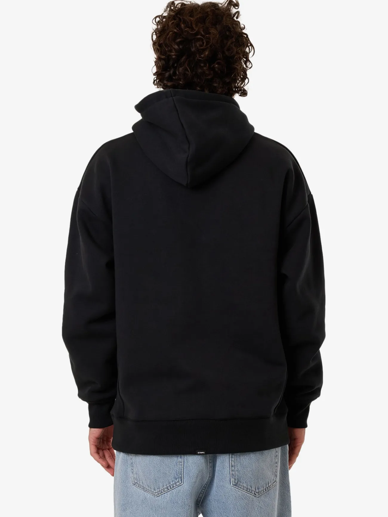 Online Thrills Behind It All Slouch Pull On Hood - Pirate Black PirateBlack