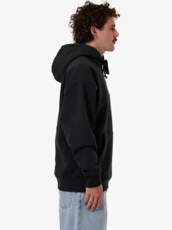 Online Thrills Behind It All Slouch Pull On Hood - Pirate Black PirateBlack