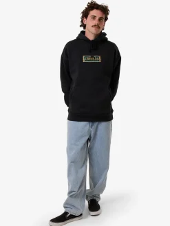 Online Thrills Behind It All Slouch Pull On Hood - Pirate Black PirateBlack