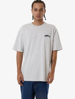 Discount Thrills Believe Oversize Fit Tee - White Marle WhiteMarle