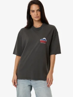 Online Thrills Beyond The Hills Oversized Tee - Merch Black MerchBlack