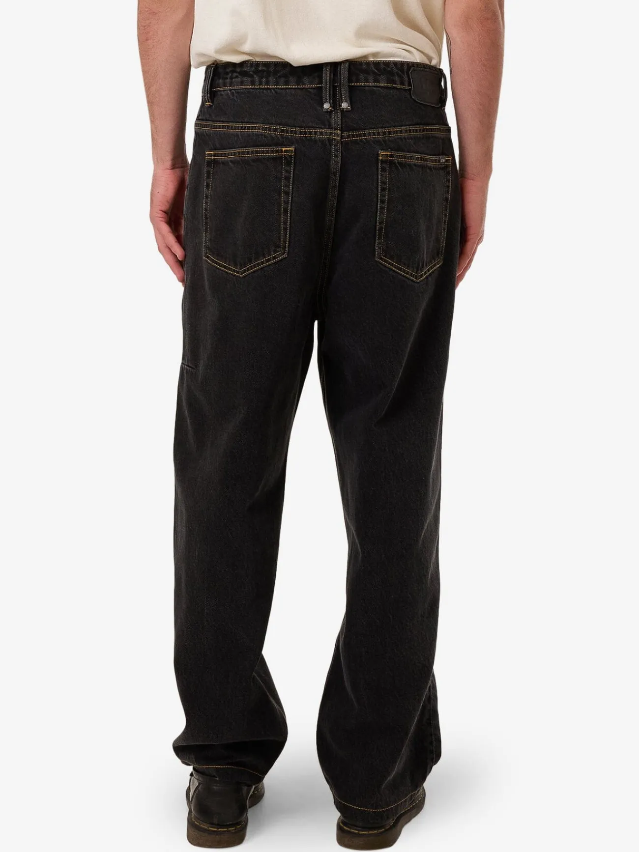 Clearance Thrills Big Slacker Denim Jean - Black Bull BlackBull