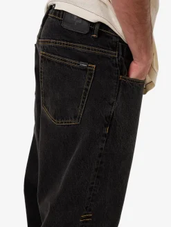 Clearance Thrills Big Slacker Denim Jean - Black Bull BlackBull