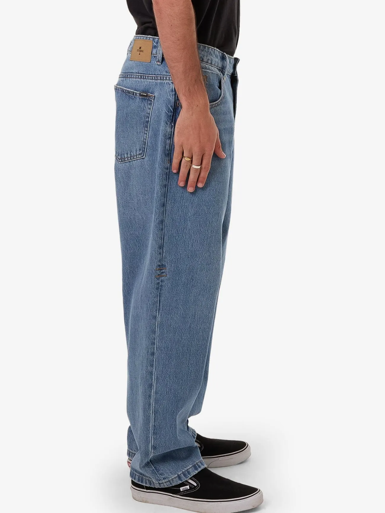New Thrills Big Slacker Denim Jean - Dark Dust Blue DarkDustBlue