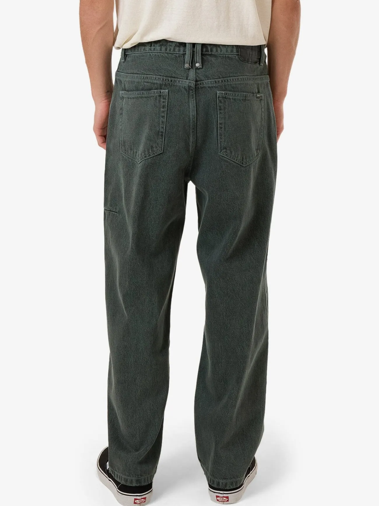 Fashion Thrills Big Slacker Denim Jean - Dark Forest DarkForest