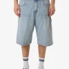 Discount Thrills Big Slacker Denim Short - Endless Blue EndlessBlue