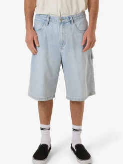 Discount Thrills Big Slacker Denim Short - Ether Blue EtherBlue