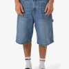 Hot Thrills Big Slacker Denim Short - Long Ago Blue LongAgoBlue