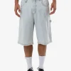 Hot Thrills Big Slacker Denim Short - Dirty Fade DirtyFade