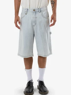 Hot Thrills Big Slacker Denim Short - Dirty Fade DirtyFade